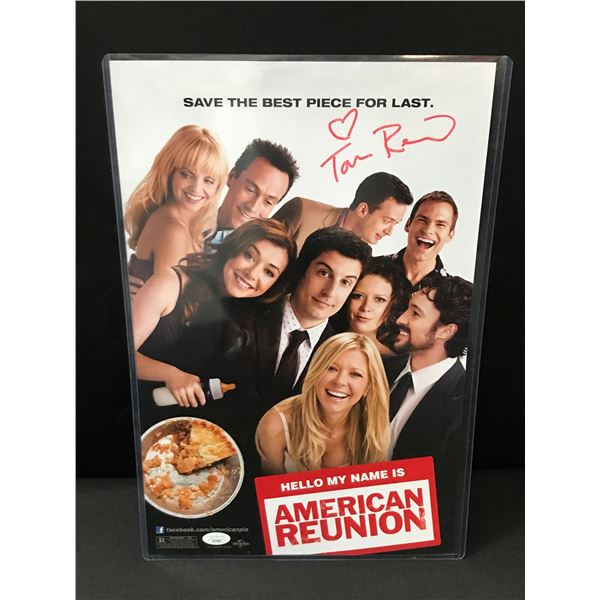 TARA REID SIGNED AMERICAN REUNION 11 X 18 - JSA COA