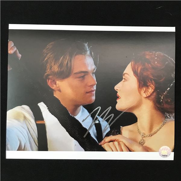 LEONARDO DI CAPRIO SIGNED TITATNIC 8X10 - KB COA