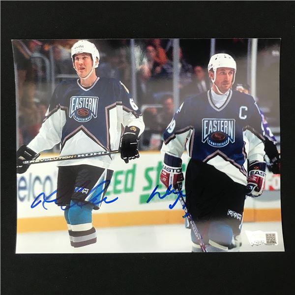 ALEXANDER OVECHKIN AND WAYNE GRETZKY DUAL SIGNED 8X10 - ACE COA