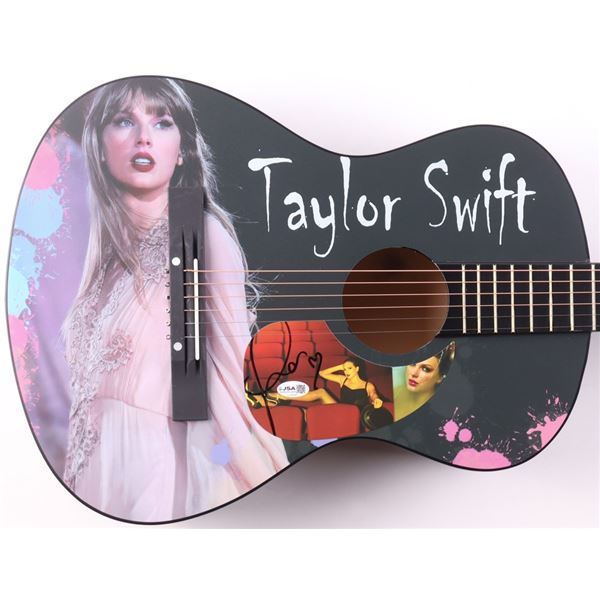TAYLOR SWIFT SIGNED ACOUSTIC GUITAR - JSA COA