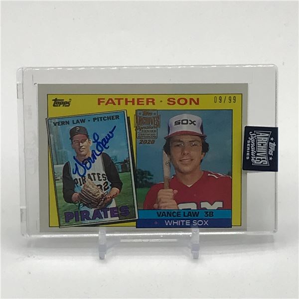 TOPPS SIGNATURE ARCHIVE SERIES VERN LAW