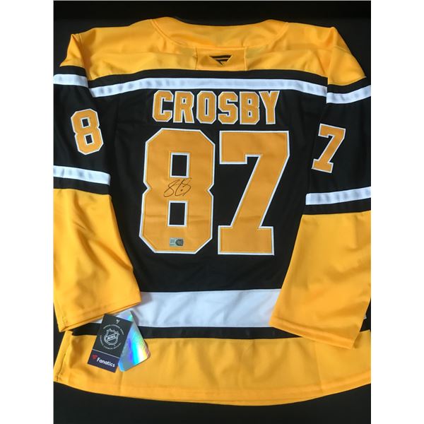 SIDNEY CROSBY SIGNED CUSTOM JERSEY - ELITE SPORTS COA