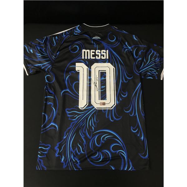 LIONEL MESSI SIGNED CUSTOM JERSEY - ELITE SPORTS COA