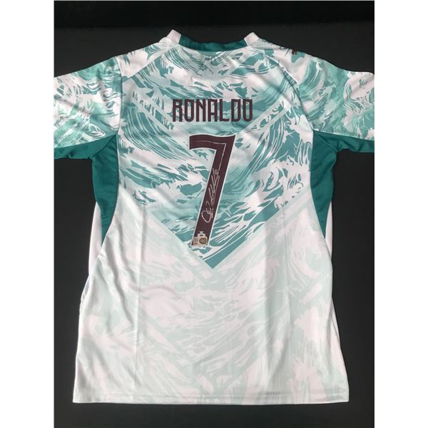 CHRISTIANO RONALDO SIGNED CUSTOM JERSEY - ELITE SPORTS COA