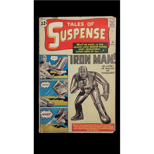 HUGE KEY TALES OF SUSPENSE NO.39 (1ST APPEARANCE IRON MAN) - MARVEL COMICS