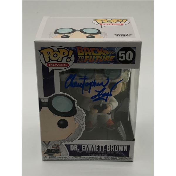 CHRISTOPHER LLOYD SIGNED DOC BROWN BACK TO THE FUTURE FUNKO POP - WWOC COA