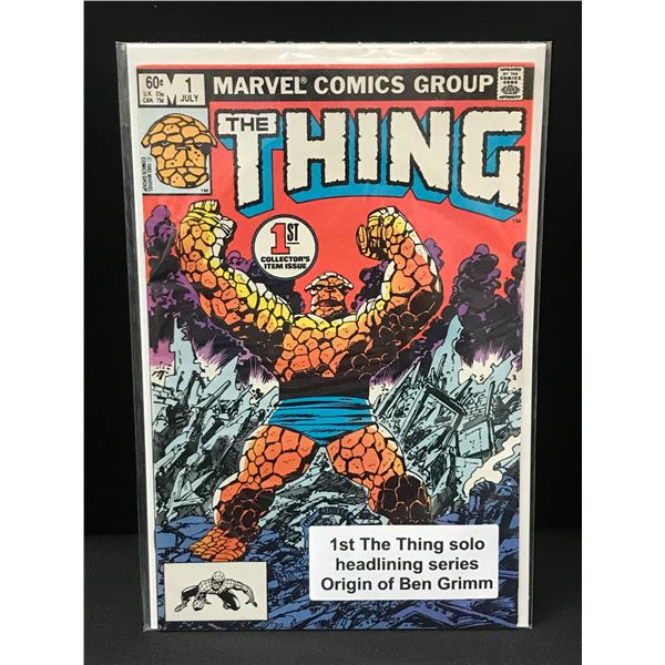 THE THING #1 ORIGIN OF BEN GRIMM - MARVEL COMICS