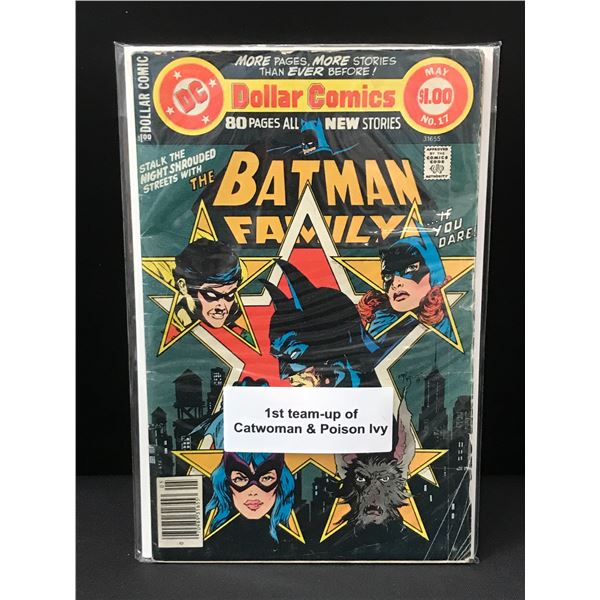 BATMAN FAMILY #17 1ST TEAM UP OF CATWOMAN AND POISON IVY - DC COMICS
