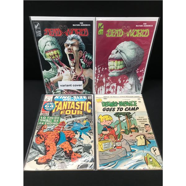 LOT OF 4 MIXED TITLE COMICS - VARIOUS PUBLISHERS