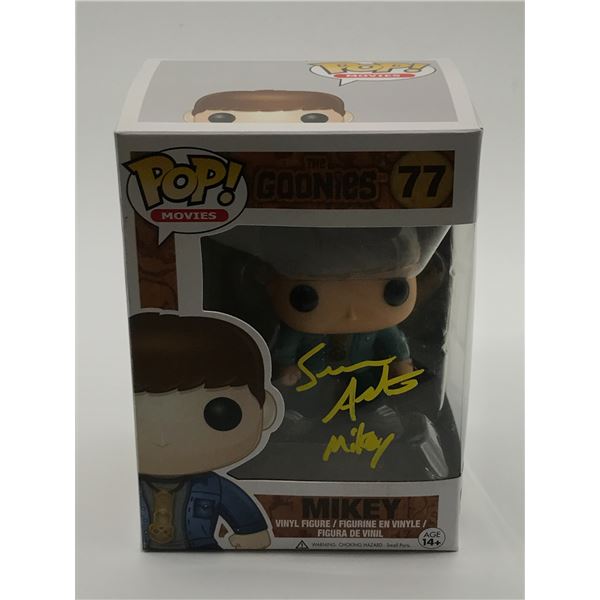 SEAN ASTIN SIGNED GOONIES FUNKO POP - WWOC COA