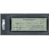 Image 1 : VINCE LOMBARDI SIGNED CHECK - PSA ENCAPSULATED COA