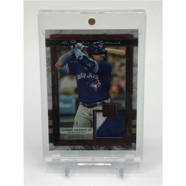 2020 TOPPS MUSEUM COLLECTION BASEBALL VLADIMIR GUERRERO JR PATCH TRADING CARD 06/10