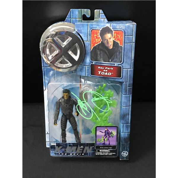 RAY PARK SIGNED TOAD X-MEN ACTION FIGURE - WWOC COA