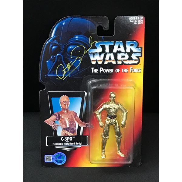ANTHONY DANIELS SIGNED C3P0 ACTION FIGURE - WWOC COA