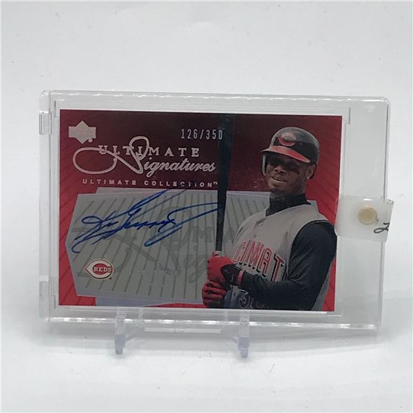 UPPER DECK ULTIMATE COLLECTION KEN GRIFFEY JR SIGNED TRADING CARD 126/250