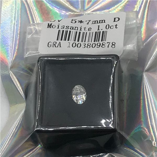 1CT MOISSANITE MARQUISE D - GRA REPORT