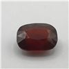 Image 2 : 16.67 GARNET CUSHION CUT DEEP ORANGE RED WITH AA CLARITY - JEWEL SCAN APPRAISAL $4,167