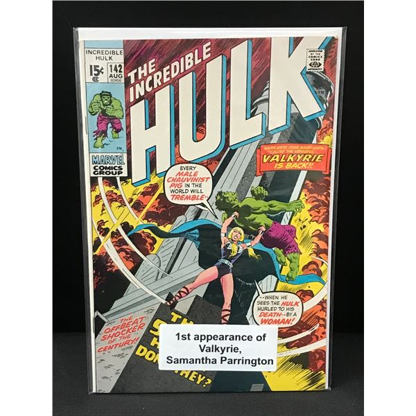 THE INCREDIBLE HULK #142 1ST APP VALKYRIE - MARVEL COMICS