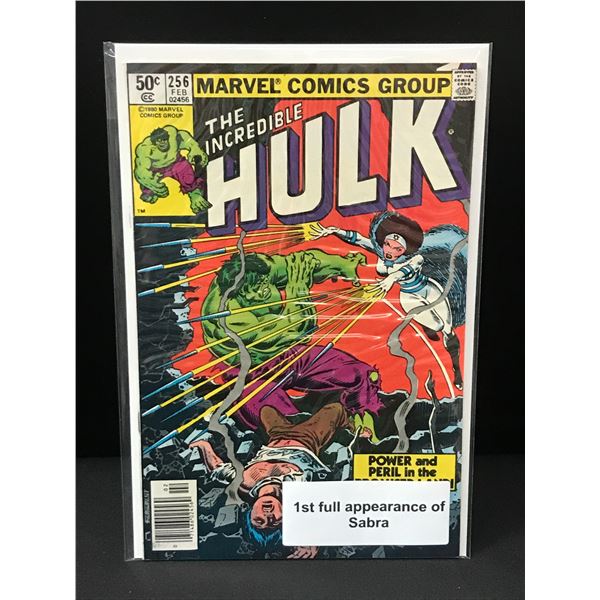 THE INCREDIBLE HULK #256 1ST FULL APP OF SABRA - MARVEL COMICS