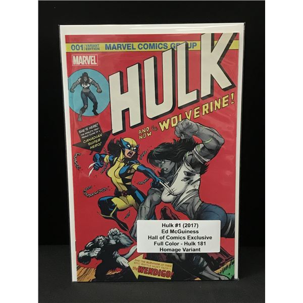 HULK #1 VARIANT EDITION (2017) - MARVEL COMICS