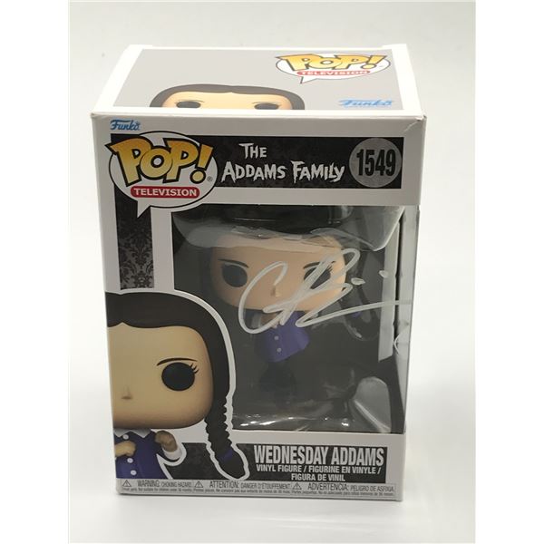 CHRISTINA RICCI SIGNED WEDNESDAY ADDAMS FUNKO POP - WWOC COA