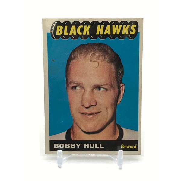1965-66 TOPPS BOBBY HULL TRADING CARD