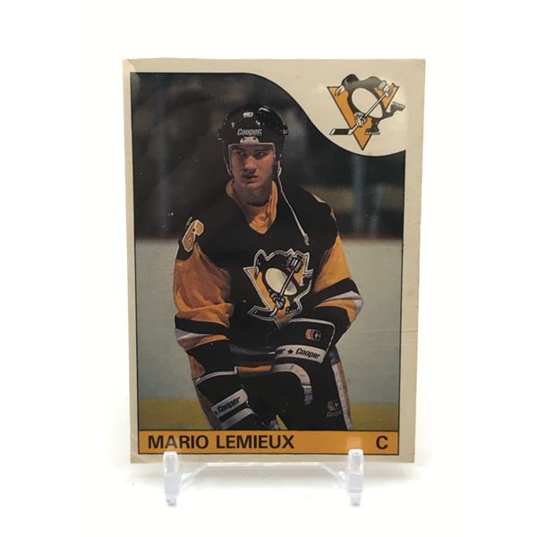 1985-86 OPC MARIO LEMIEUX ROOKIE CARD