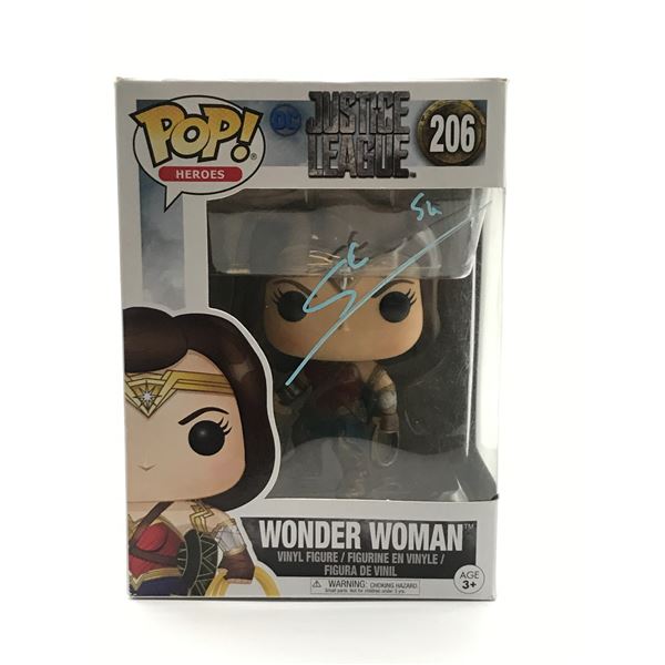 GAL GADOT SIGNED WONDER WOMAN FUNKO POP - KB COA