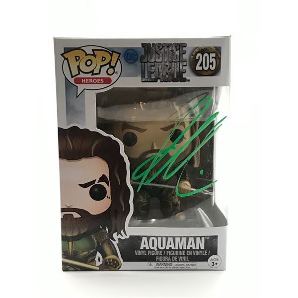 JASON MAMOA SIGNED AQUAMAN FUNKO POP - KB COA