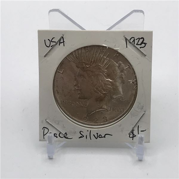 PEACE SILVER DOLLAR - MINTED IN 1923