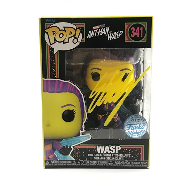 EVANGELINE LILLY SIGNED WASP FUNKO POP - KB COA