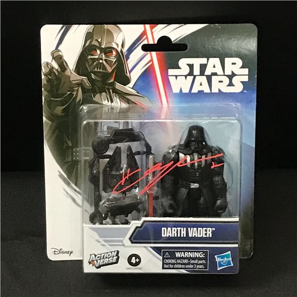 HAYDEN CHRISTENSEN SIGNED DARTH VADER ACTION FIGURE - WWOC COA