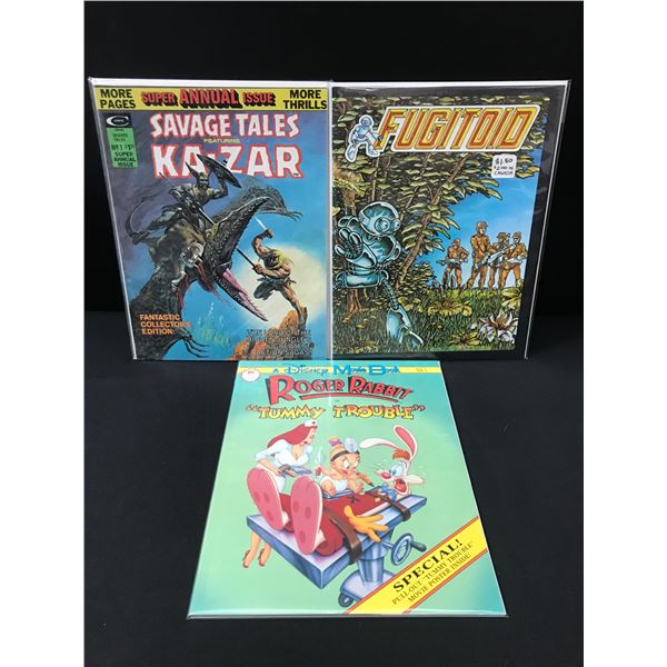 LOT OF 3 MIXED TITLE COMICS - VARIOUS PUBLISHERS