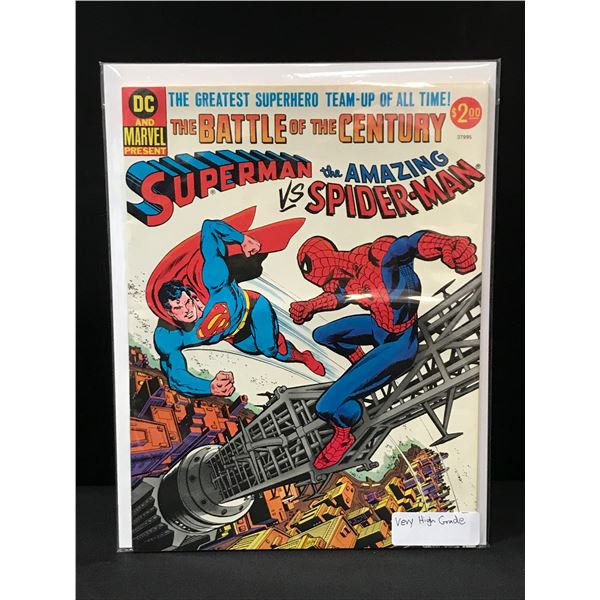 THE BATTLE OF THE CENTURY SUPERMAN VS SPIDER-MAN - DC / MARVEL COMICS