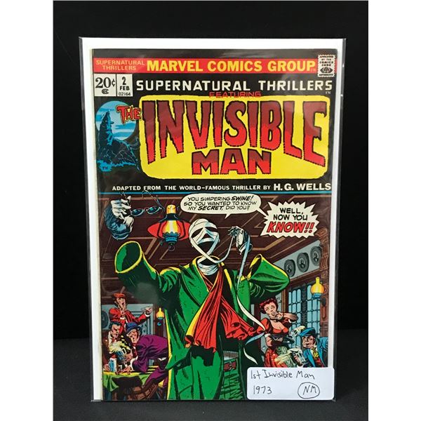 SUPERNATURAL THRILLERS INVISIBLE MAN #2 1ST INVISIBLE MAN (1973) - MARVEL COMICS