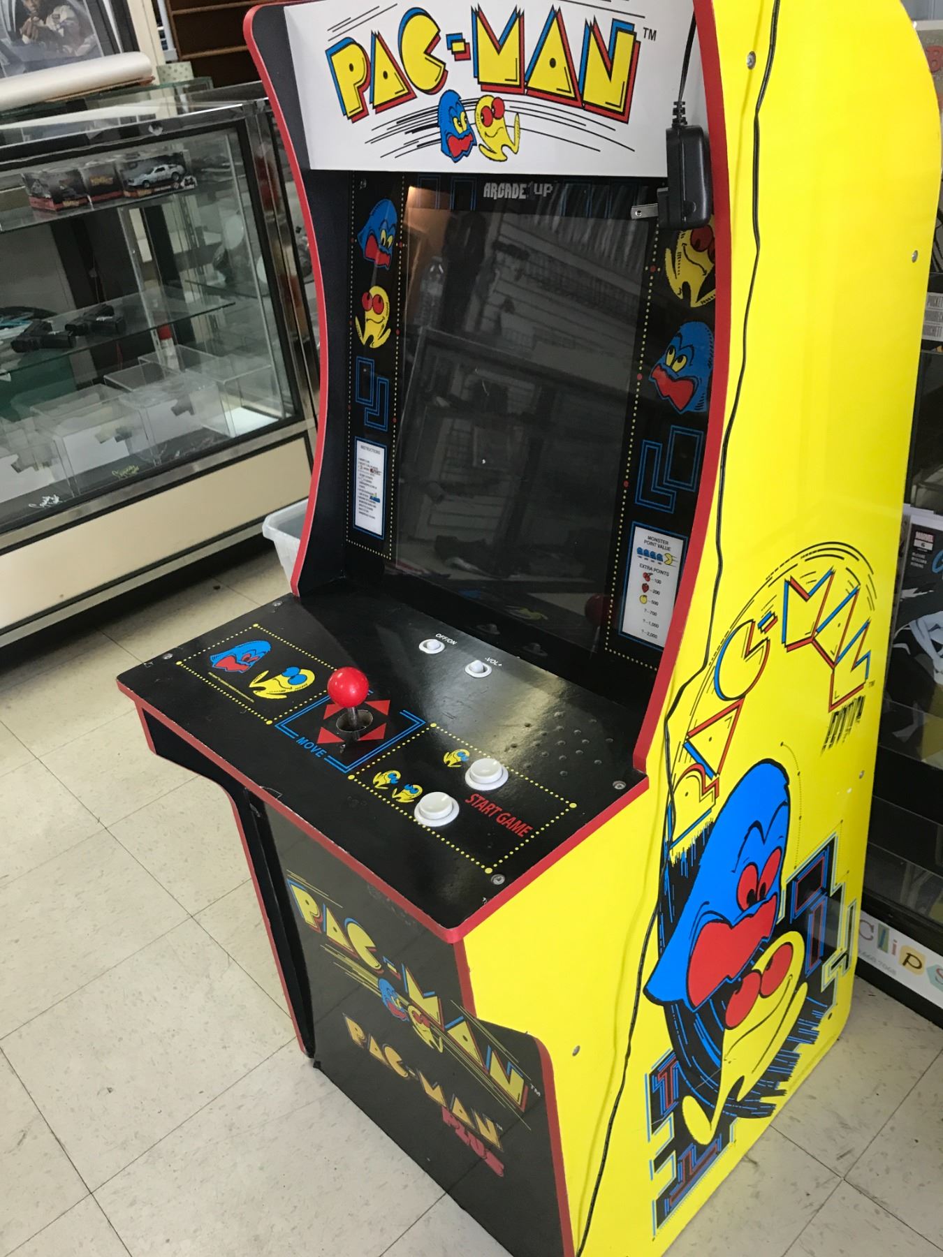 ARCADE UP PAC-MAN MACHINE COMPLETE AND TESTED WORKING