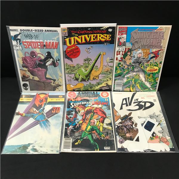 LOT OF 6 MIXED TITLE COMICS - VARIOUS PUBLISHERS