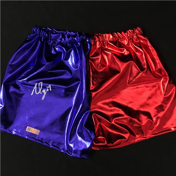 MARGOT ROBBIE SIGNED HARLEY QUINN SHORTS - CELEBRITY COA