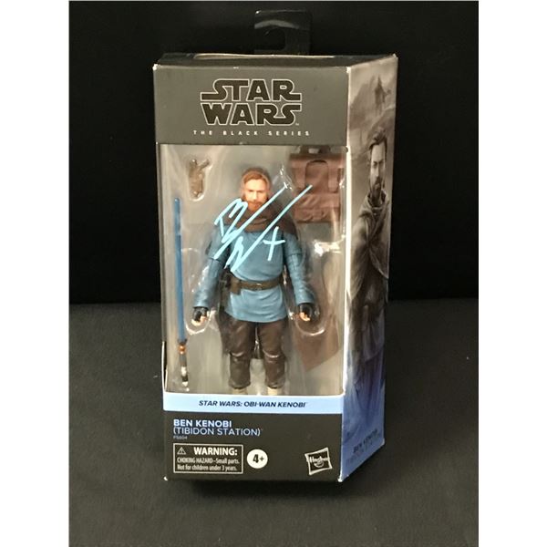 EWAN MCGREGOR SIGNED OBI-WAN KENOBI STAR WARS ACTION FIGURE - WWOC COA