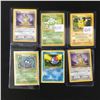 Image 1 : LOT OF 6 POKEMON TCG TRADING CARDS IN INDIVIDUAL SLEEVES - INCLUDING 2 RARE