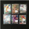Image 1 : LOT OF 6 POKEMON TCG TRADING CARD IN PLASTIC SLEEVES