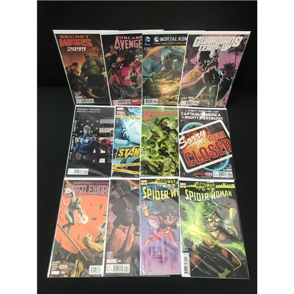 LOT OF 12 HIGH GRADE MODERN SUPERHERO COMICS  - MARVEL COMICS