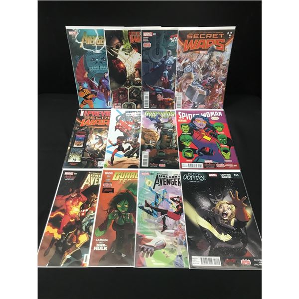 LOT OF 12 HIGH GRADE MODERN SUPERHERO COMICS  - MARVEL COMICS