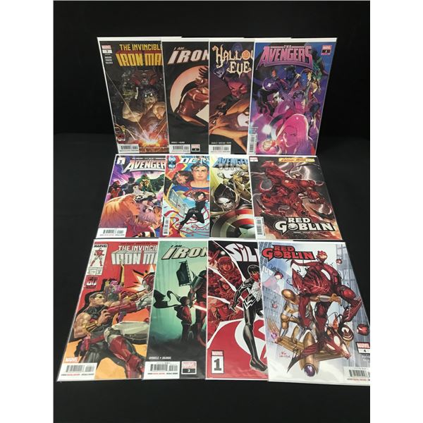 LOT OF 12 HIGH GRADE MODERN SUPERHERO COMICS  - MARVEL COMICS