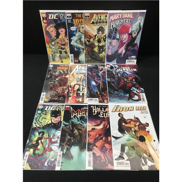 LOT OF 12 HIGH GRADE MODERN SUPERHERO COMICS  - MARVEL COMICS