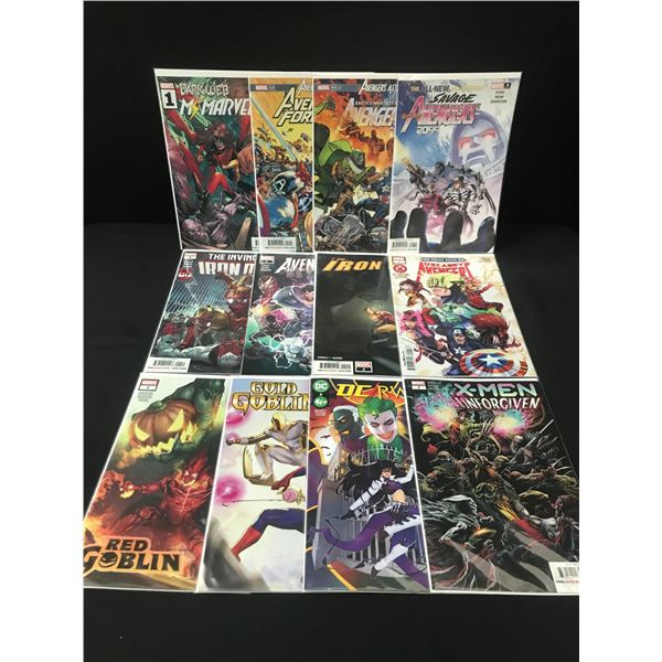 LOT OF 12 HIGH GRADE MODERN SUPERHERO COMICS  - MARVEL COMICS