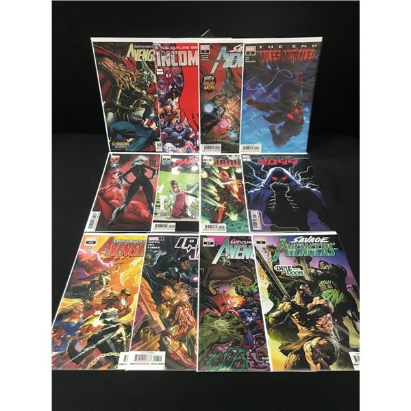LOT OF 12 HIGH GRADE MODERN SUPERHERO COMICS  - MARVEL COMICS