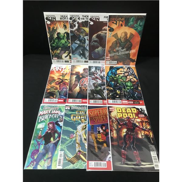 LOT OF 12 HIGH GRADE MODERN SUPERHERO COMICS  - MARVEL COMICS