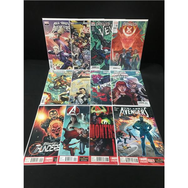 LOT OF 12 HIGH GRADE MODERN SUPERHERO COMICS  - MARVEL COMICS