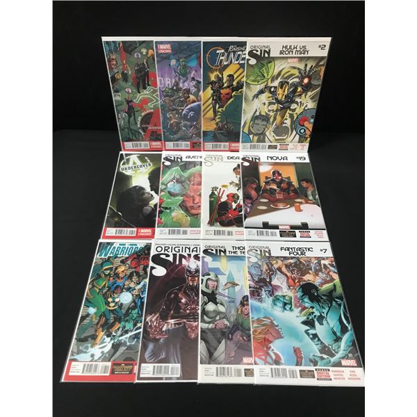 LOT OF 12 HIGH GRADE MODERN SUPERHERO COMICS  - MARVEL COMICS